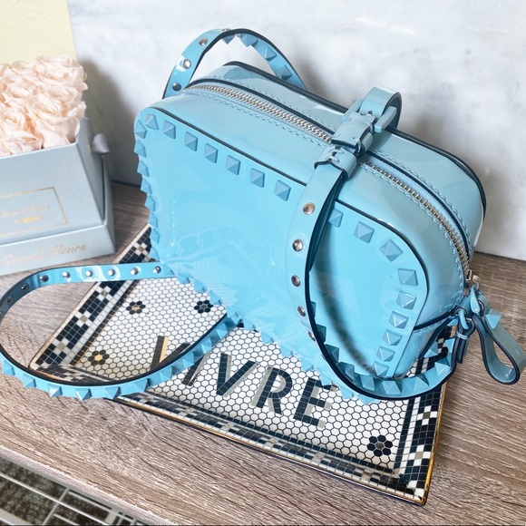 Valentino Garavani Handbags - Auth Valentino Garavani Rare Monotone Rockstud Bag